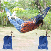 Kuber Nylon Rope Hammock - Easy installation with ropes